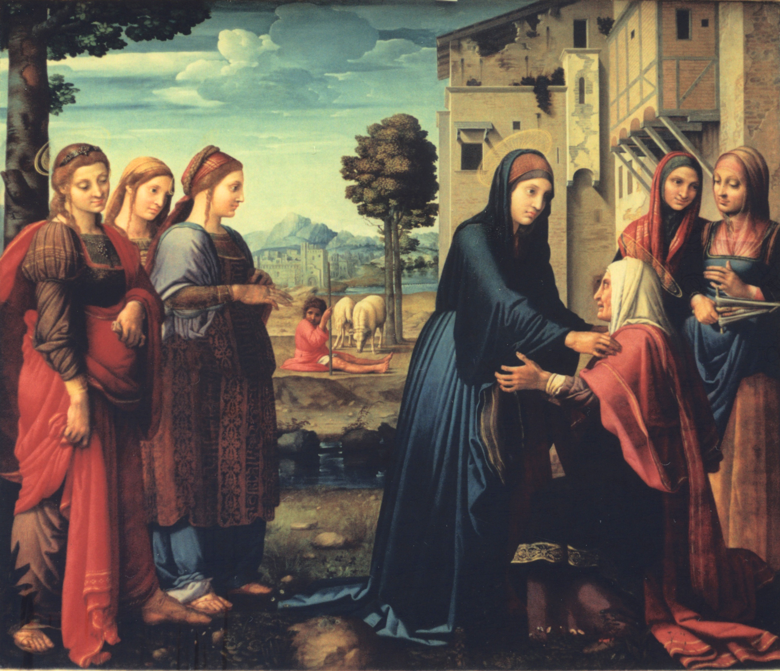 Visita de la virgen maria a santa isabel | Castellontours.com