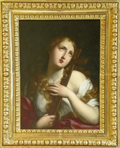 Magdalena Penitente de la esuela de Guido Reni