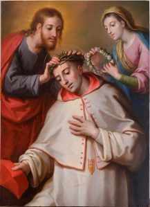 Óleo sobre tabla de José Vergara Gimeno que representa a San Ramón Nonato